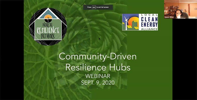 Community Driven Resilience Energy Hubs Zoom